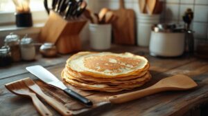 Lire la suite à propos de l’article Accessoires pour crêpes : spatule, louche et indispensables de la cuisine